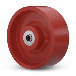 Ductile Iron Wheel: W-9108-DI-TB-3/4 [Red]
