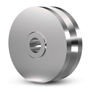 304 V Groove Wheel: W-7006-VG304-1.188 [Steel Grey]