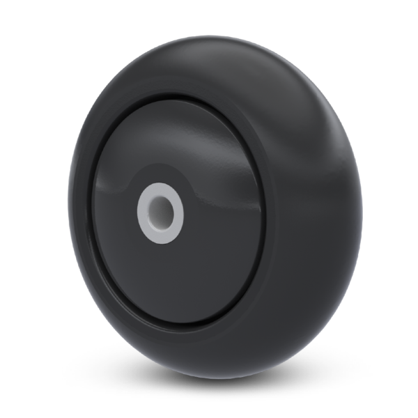 ALPrene Wheel: W-5004-APR-PB-TG-.375 [Black]