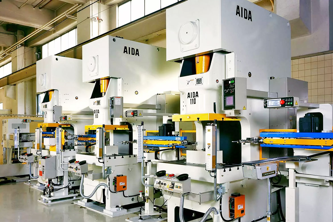 ADIA 100-ton Machine Presses at ADIA's Facility