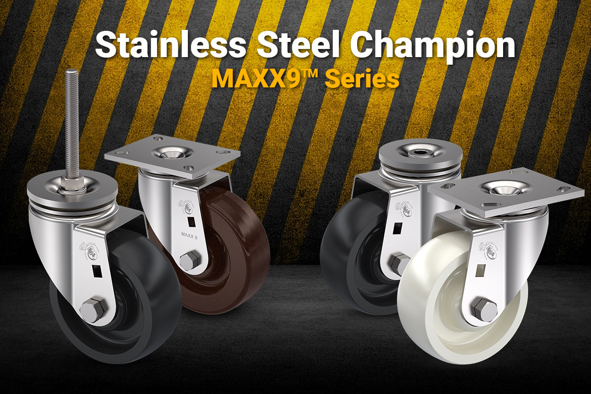 Algood Product Spotlight: Stainless Steel MAXX9 Caster Series